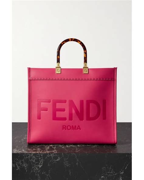 fendi tote pink|Fendi tote bag 2020.